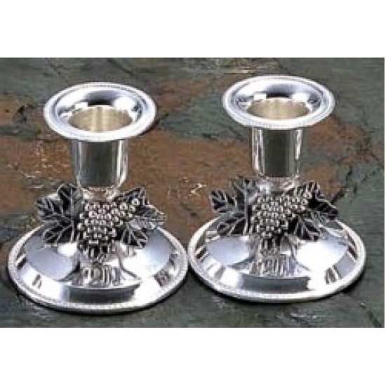 Candelabro Set, 2 unidades, bañados en Plata