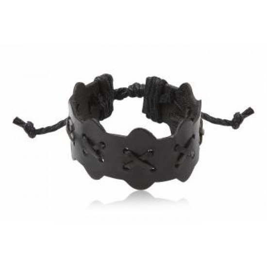 PULSERA CUERO HOMBRE