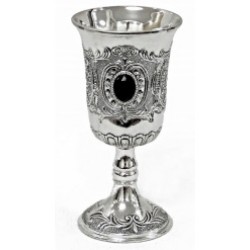 COPA GOBLET, 15 CM, Bañados en Plata