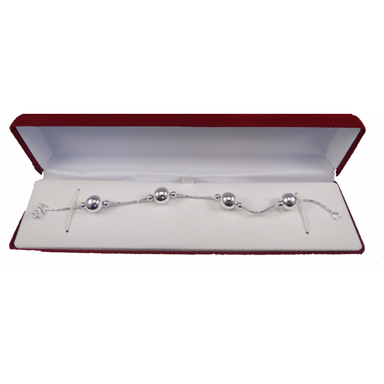 PULSERA PLATA LISA PULSERA PLATA LISA